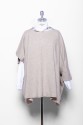 Light and Oversize Short Sleeve Sweater