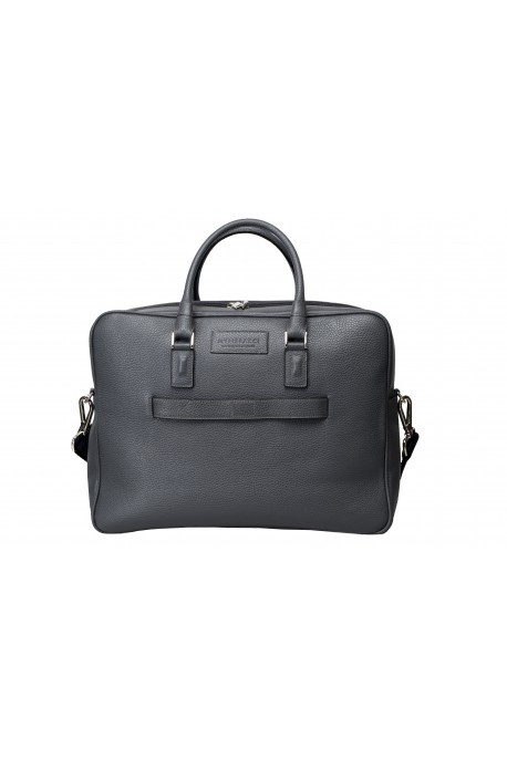 BUSINESS LEATHER BAG Grey