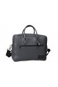 BUSINESS LEATHER BAG Grey