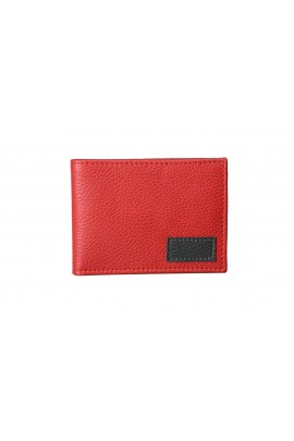 LEATHER CLASSIC WALLET Red