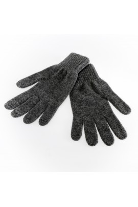 Pure Cashmere Grey Melange Gloves