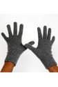 PURE CASHMERE GLOVES Gray Medium Melange