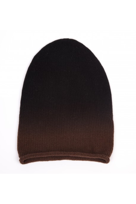 PURE CASHMERE BLEND BROWN HAT