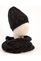 SCIARPA COLLO IN PURO CASHMERE Grigio Melange
