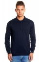 MAGLIA MODELLO POLO IN CASHMERE E SETA