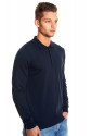 MAGLIA MODELLO POLO IN CASHMERE E SETA