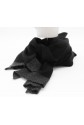 PURE CASHMERE LIGHT SCARF Black