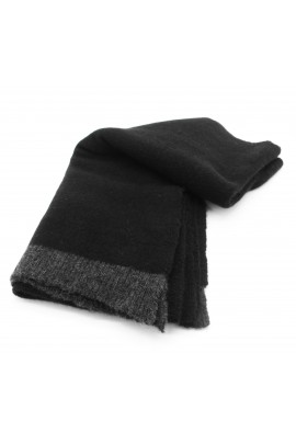 PURE CASHMERE LIGHT SCARF Black