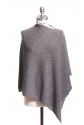 Pure Cashmere Asymmetric Poncho