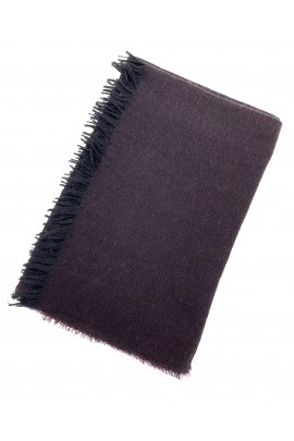 Brown and Black Lightweight Cashmere Scarf