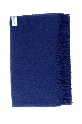 Deep Blue Cashmere Scarf